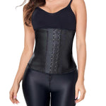 Ann Chery Metallic Waist Trainer Shapeware 2038- Latex Workout Faja - 2 Hooks Black 3XL/42 (Fits 35-36 Inch Waist)