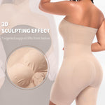 Werena Strapless Shapewear Bodysuit for Women Tummy Control Shapewear Full Body Shaper with Removable Straps (Nude,X-Large)