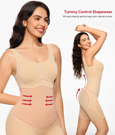 Nebility Bodysuit Shapewear for Women Tummy Control Body Shaper Waist Trainer Body Suit