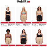 Nebility Butt Lifting Shapewear Control Panties with Butt Pads - Padded Underwear for Women Booty Lifter Shorts Hip Enhancer(Black,L)
