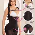 SHAPE CONCEPT 360 Fajas Colombianas Moldeadoras BBL Stage 2 Girdle, Post-Op And Post Partum Shapewear Black