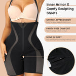 SHAPELLX Tummy Control Shapewear Shorts Tummy Control Butt Lifting Shorts BBL Shorts Body Shaper Tummy Control