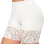 Slip Shorts for Under Dresses Women Anti Chafing Underwear Seamless Boyshorts Panties Lace Under Shorts