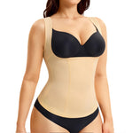 Nebility Womens Tummy Control Shapewear Tank Tops Underbust Body Shaper Compression Camisole Tops - Beige,Medium