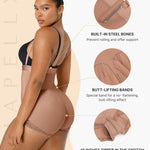 SHAPELLX Shapewear for Women Tummy Control Fajas Colombianas Body Shaper Panties Strapless Shapewear Bodysuit