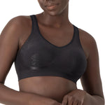 Bali Women's Comfort Revolution Shaping Wirefree Bra DF3488, Black Tropic, Small