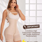 SHAPE CONCEPT 360 Fajas Colombianas Moldeadoras BBL Stage 2 Girdle, Post-Op And Post Partum Shapewear Beige