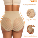 Werena Shapewear Tummy Control for Women Shaping Girdle Briefs Slimming Underwear(01# Mid-waisted Beige(boneless),Small)