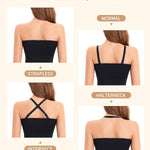 Irisnaya Strapless Shapewear Bodysuit for Women - Tummy Control body suit Tube Top seamless thong bodysuit