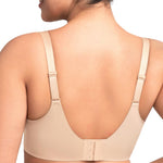 HSIA Minimizer Bra for Women - Full Coverage Seamless Lace Bra Plus Size Underwire Unlined Bra for Heavy Breast Nude