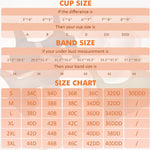 Wireless Jelly Seamless Bras for Women No Underwire Tshirt Full Coverage Padded Bra Comfortable Everyday Bralettes