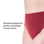 SPANX SPANXsupersmooth Undie-tectable Thong - Comfortable Core Control - Invisible Shapewear - Women No Show Thong Underwear - Moroccan Red - Medium