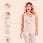 SHAPE CONCEPT 371 Fajas Colombianas Moldeadoras High Compression Full Body Shapewear with Bra Girdle for Women