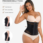 Lover-Beauty Mesh Waist Trainer for Women Tummy Control Body Shaper Breathable Cross Mesh Corset Waist Cincher Shapewear Girdle, Black, 3XL