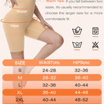 Yeblues Tummy Control Shapewear, High Waisted Shapewear Shorts for Women, Seamless Body Shaper Underwear Girdle Thigh Slimmer Nude Large