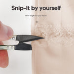 MANCYFIT Half Slip for Women Under Dresses Full Length Long Under Skirt with Lace 36" Nude Large