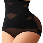 CYDREAM Shapewear for Women Tummy Control Panties High Waisted Butt Lifting Panties Faja Body Shaper (Black, Small)