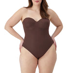 Maidenform Women's Tummy Shaping Thong Bodysuit, Multiway Thong Shaper, Firm Control