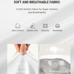 FeelinGirl Shapewear Bodysuit Tummy Control Plus Size Body Suit for Curve Women White Tops for Women Creamy White XXL