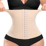 Werena Waist Trainer for Women Corset Shapewear Tummy Control Slimming Body Shaper Girdle Waist Cincher Belly Band(B# Beige-4, Medium)