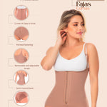 SHAPE CONCEPT 056 Fajas Colombianas Reductoras y Moldeadoras Post Surgery Compression Garment Tummy Tuck for Women Beige