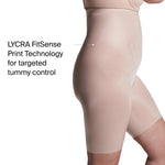 SPANX SPANXshape Invisible High-Waisted Mid-Thigh Shorts - Regular - Champagne Beige - Medium