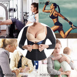 Sauna Arm Shapers for Women Shapewear Post Surgical Arm Sleeves Body Shaper Slimming Lift Breasts Top Posture Corrector