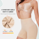BESTENA Shapewear Shorts,Mid-Waist Body Shaper Shorts Thigh Slimmer, Womens Shapewear Tummy Control,Seamless Shapewear for Under Dresses