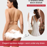 Nebility Shapewear Bodysuits for Women Thong Tummy Control Body Suits Sheer Mesh V-Neck BodySuit with Built-in Bra Beige