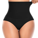 Werena Tummy Control Shapewear for Women High Waisted Body Shaper Briefs Slimming Girdle Shaping Underwear(#A1 High Waist Black(seamless),XX-Large)