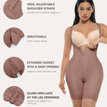 Lover-Beauty Fajas Colombianas Postpartum Shapewear for Women Tummy Control Body Shaper Butt Lifting Bodysuit Coffee Small