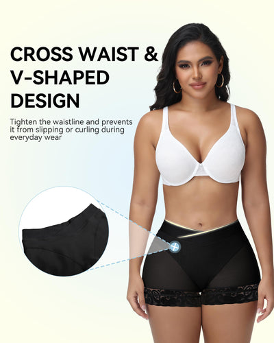 SHAPSHE Butt Lifting Underwear for Women Short Faja Control De Abdomen Tummy Control Underwear Calzones Fajas Para Mujer Para El Vientre Fajas Colombianas Postparto Seamless Shorts Black