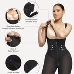 Lover-Beauty Fajas Colombianas Shapewear for Women Tummy Control Plus Size Postpartum Body Shaper Butt Lifting Bodysuit Compression Garment Black L