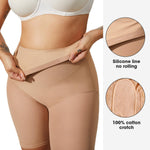 MOVWIN Tummy Control Body Shaper Shorts - High Waist Thigh Slimmer Panties Shapewear Black