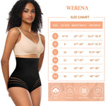 Womens Tummy Control Shapewear Panties Mid High Waisted Body Shaper Briefs(02# High-waisted Black(boning),Medium)