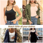 JOYSHAPER Shapewear Tank Tops for Women Slimming Cami Shaper Light Tummy Control Camisole Basic Cami Shaping Tank Black