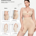 GEWIMO Shapewear Tummy Control Shorts for Women High Waisted Body Shaper Seamless Shaping Thigh Slimmer Under Dress