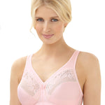 Glamorise Magic Lift Wire-Free Minimizer Bra, 36G, Pale Pink