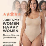 SHAPERMINT Brief & Thong Bodysuit - Tummy Control Seamless Body Shaper, Shapewear for Women Small to Plus Size