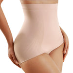 Momcozy Tummy Control Shapewear Panties, High-Waist Body Shaper, Seamless Shaping Underwear for Postpartum & Daily Dress Nude