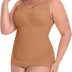 Werena Compression Tanks for Women Shapewear Tank Top Tummy Control Top Slimming Body Shaper Camisole With Built-in Bra