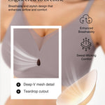Popilush Bralettes for Women with Support Seamless Wireless Jelly Bra Full Coverage Supportive Push Up Everyday Bras Grey