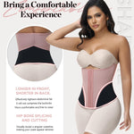 SHAPSHE Waist Trainer for Women Corset Shapewear Tummy Control Cincher Workout Body Shaper with Hooks RBN/Medium