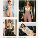 Lover-Beauty Tummy Control Fajas Colombianas Postpartum Body Shaper Butt Lifter Shapewear for Women Bodysuit Skin Large