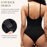 BRABIC Bodysuits for Women Tummy Control Shapewear Seamless Round Neck Butt Lifter Body Shaper Tank Top (Small, Black)
