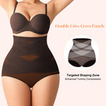 CYDREAM Shapewear for Women Tummy Control Panties High Waisted Butt Lifting Panties Faja Body Shaper (Chocolate Brown, 3X-Large)