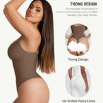 FeelinGirl Women Shapewear Bodysuits Tummy Control Bodysuit Thong Slimming Full Bust Shapewear Body Shaper XL-XXL