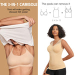 JOYSHAPER Women's Shapewear Tops for Tummy Control Shapewear Camisole Tanks Compression Tank Tops Body Shaper Cami Shaper Nude S
