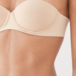 Calvin Klein Women's Perfectly Fit Strapless Convertible Push-Up Bra Bare