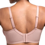 HSIA Minimizer Bras for Women Large Bust Full Coverage Lace Plus Size Bra - Mermaid Scales Dark Pink